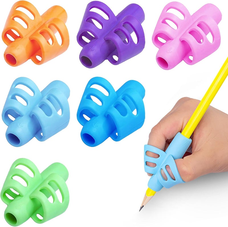 EXTRIC Pencil Grips for Kids Handwriting, Ergonomic Children Writing Aid, Training Posture Correction Tool, Pen Gripper, Pencil Holder for Kids, Preschoolers - Image 1